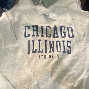 NWT Gray Chicago Sweatshirt